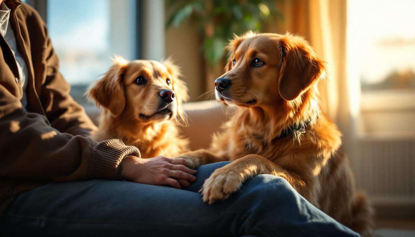 Cosa significa quando il cane appoggia la zampa sulla tua gamba