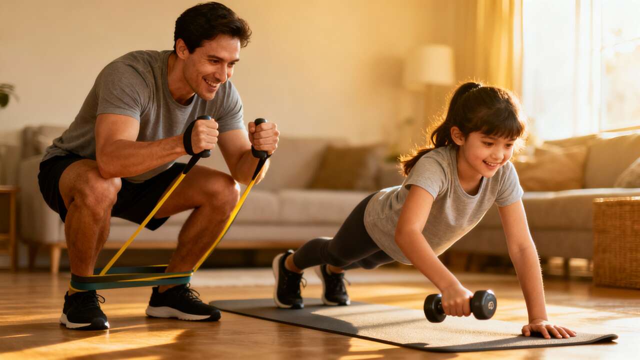 Workout con i figli: un circuito funzionale total body per sviluppare forza e complicità