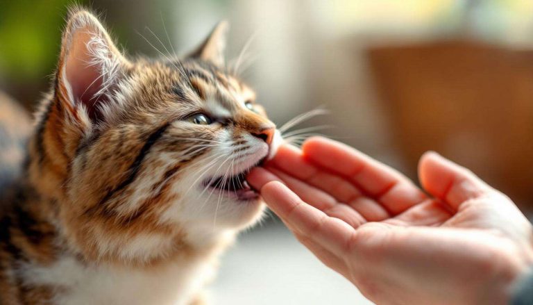 Cosa vuole dirti il gatto quando ti morde delicatamente la mano: la verità degli esperti